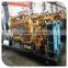 syngas fuel waste 150kw wood chip and crop biomass gas generator set water cooled fow mini power plant cooking