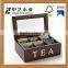 nature custom real wood tea packaging box for sale