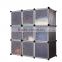 blue cartoon storage shoe cabinet outdoor waterproof cube cabinet