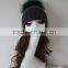 new design women raccoon fur ball twist wool hat ladies fashion winter knitted warm hats