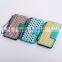 Fashion Toy block printing PU, Soft TPU inner case, wallet with card slots design for Iphone 6plus