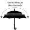 Children's Girls Ruffle Parasol Frilly Umbrella Sunshade White
