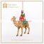 Three King on Camel Resin Nativity Figurine