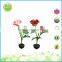 Hydrangea garden stake light street solar led lights