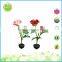 Flower lighting solar led stake powered garden decoration