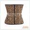 Newest Printing 100% Latex Underbust waist training corset with 9 steel bone 3 hook