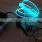 AC110V-240V Constant light lighting decoration"Polar light 2"2.2mm Blue-green Single welt EL WIRE