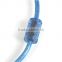 Wholesale transparent Blue USB 2.0 Male A To Male B USB Printing Cable 0.5m
