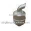 auto carbon fiber exhaust muffler in exhuast system