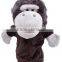 Plush monkey Animal Hand Puppet for kids gifts / home schools and other learning centers educating plush toys