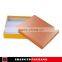 European Folio light color printed paper gift boxes