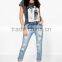 distressed boyfriend style slim fit women jeans JXA102
