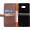 New Product PU Leather Classic Book Folio Case for Samsung C7 with Card Slot and Stand