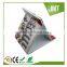 new promotion gift square standing pu leather table mirror