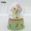 Funny wedding gift snow globe with bear design