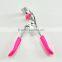Good Quality Plastic Handle Pink Eyelash Curler With Comb
