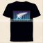 manufacture music T-shirt /Sound active el t-shirt/ guitar t-shirts