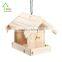 Top-Selling Natural Hanging Pine Wood Smart Wild Bird Feeder
