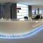 China supplier professional factory acrylic solid surface hotel reception desk,reception countertop