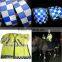 3 row refelctive Checker tape /High reflective tape for safety clothing