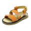 Unisex Small Size Children Genuine Leather Open Toe Sandals for Boys