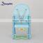 Baby High Chair 3 IN 1 Multifunctional Plastic Highchair Kids dinning Chair with Rocker