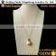 professional custom wholesale shell pearl and chain choker necklace