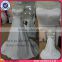 new arrival beaded V-neck plain dyed stain wedding dress(KB2015-100)