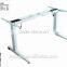 China factory mannual adjustable height desk table with Dual-worktop