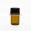 1/2 dram amber glass vials