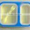 Collapsible Lunch Container with Spoon Silicone Container Bulk