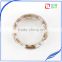 2016 high quality clear customized jewelry resin real dried flower bangle