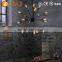 American country living room creative wrought iron chandelier, glass dining chandelier