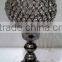 Aluminum & Glass Crystal Chimney Votive Tealight T-Light Candle Holder