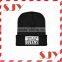 Fold Up Men's Beanie Hat Embroidery Winter Warm Hat