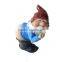 Resin outdoors cheap Mooning Garden Gnome Figurine