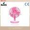 Colorful protable voice control remote dc fan mini usb electrical fan
