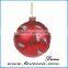 Shine--blown glass christmas ornament crafts transparent Xmas glass ball