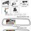 Visual rearview mirror with parking sensor assist