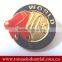 Countries Crossed Aluminium material Laos National flag shape lapel pin badge