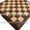 High Quality Folding Inlaid Wood Chess Set in Walnut