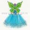 Children's Green Tutu With Wing, Cute Green Tutu Dress Wing Pettiskirt set