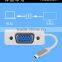 Portable USB 3.0 Type-C Male to VGA Female Cable Converter