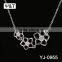 kids white nearround pearl diy handmade wood button necklace jewelry
