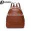 simple design brand school laptop bags leather backpacks women bag