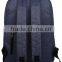 Polyester college school lightweight laptop backpack slategray backpack