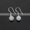 2015 new arrival Stick earring with cat's eye!!! Opal jewelry stick earring silver jewelry where to buy!!!