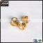 Ultrasonic M4*6*5 Diagonal knurls brass insert nut for plastic injection
