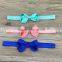 Ribbon Bow Headbands 2.5inch Ribbon Hair Bow with Baby Headbands for Hair Accessories 26colors