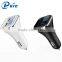 Output DC5.0V/4.8A 2 Port USB Rapid LED Car Charger Display Out/Input Voltage and Car battery/Travel Rapid Charger with LED Scre